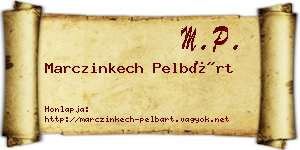 Marczinkech Pelbárt névjegykártya